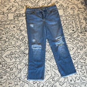 Universal Thread Jeans High Rise Straight Crop
